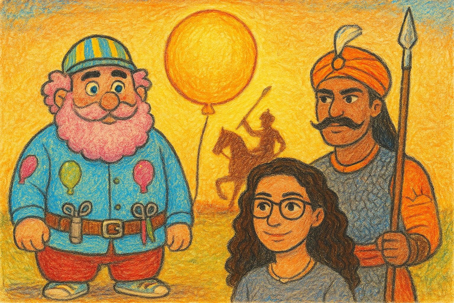 The Balloon That Flew to a Warrior's Sky cover illustration
