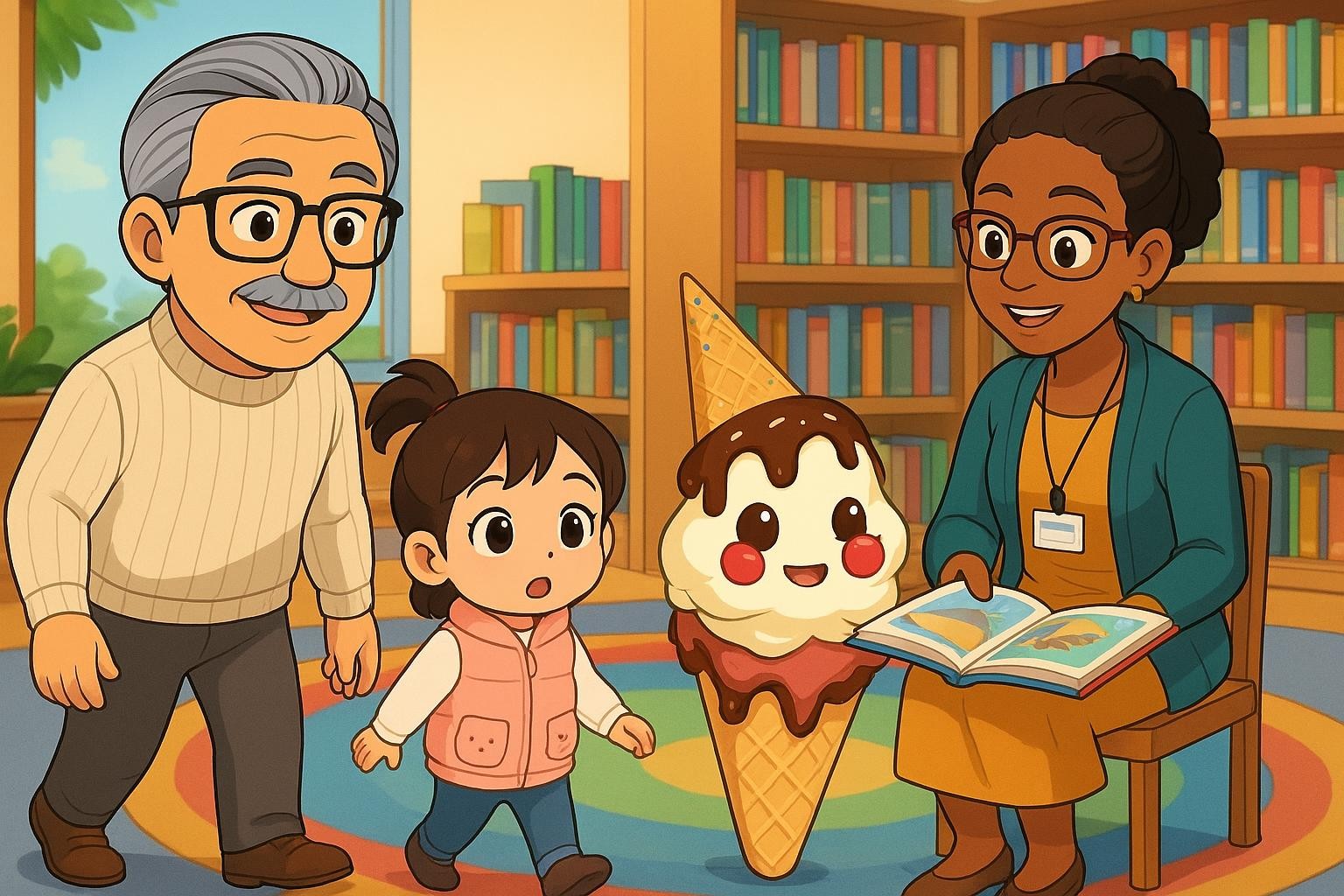 Whisper-Spot Shuffle at Story Time cover illustration