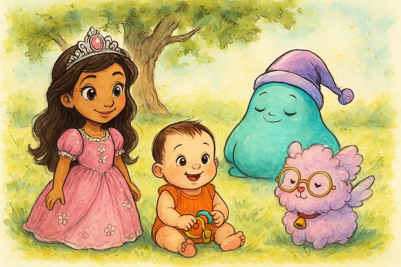 The Princess and the Missing Crown cover illustration