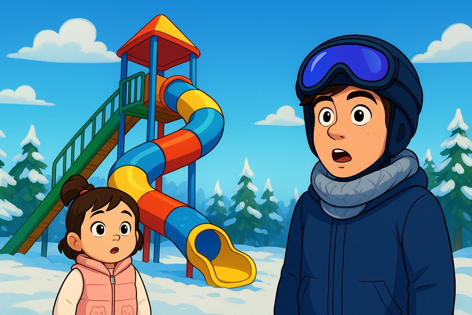 The Big Big Slide cover illustration