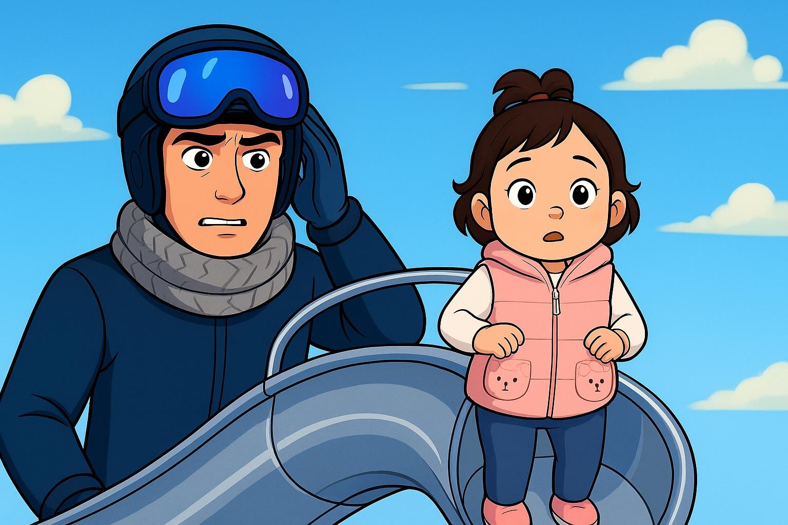 The Big Big Slide cover illustration