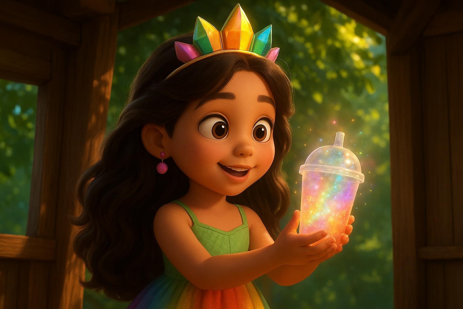 The Sticky Surprise in the Treehouse cover illustration