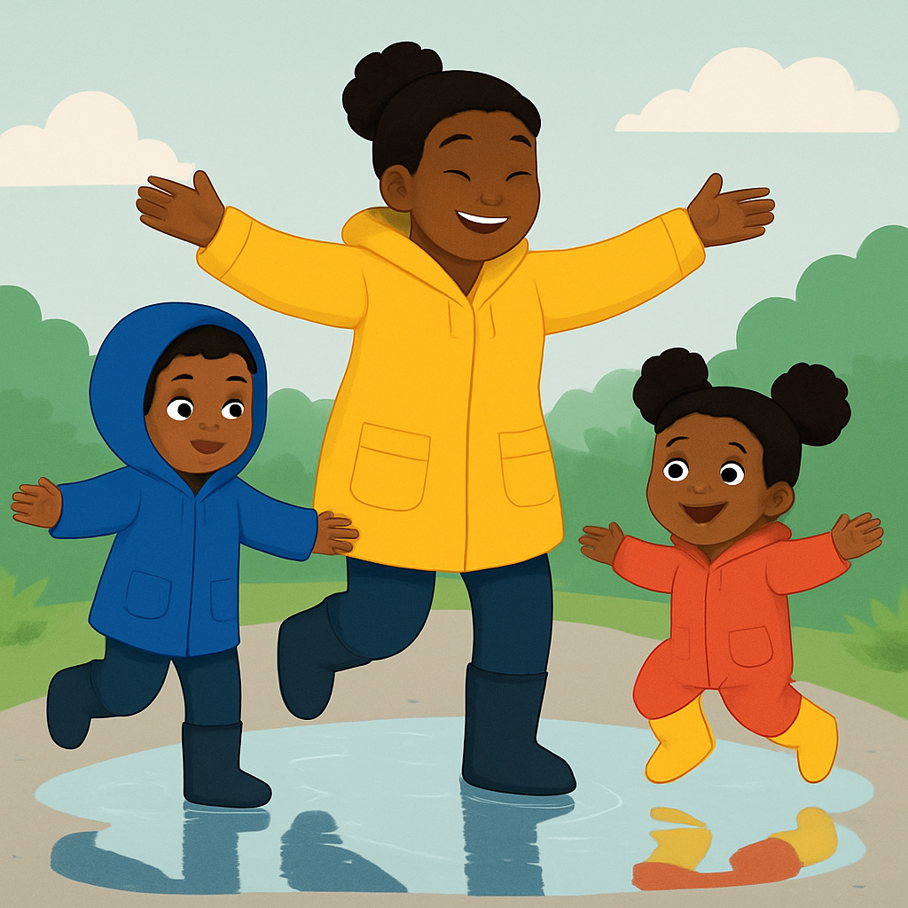 The Puddle-Jumping Afternoon cover illustration