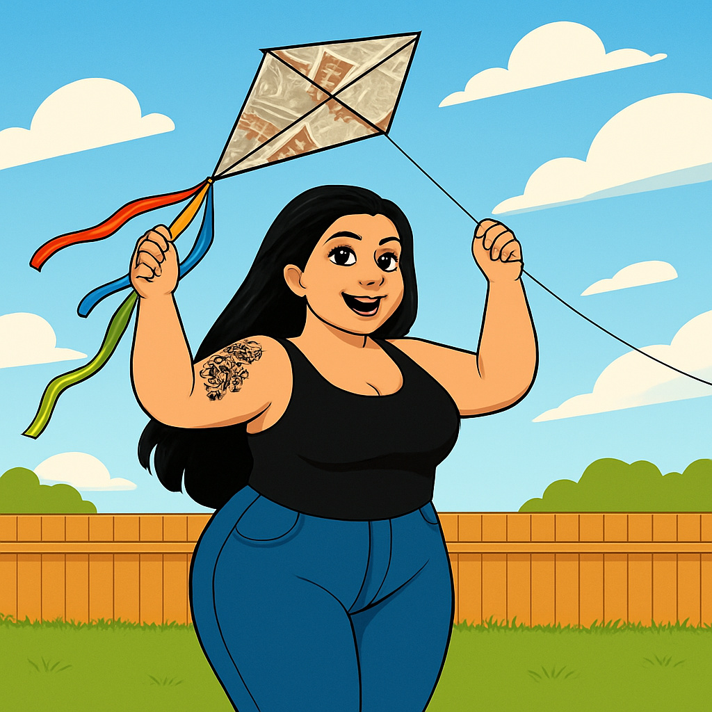 Elsa and the Wobbly Kite cover illustration