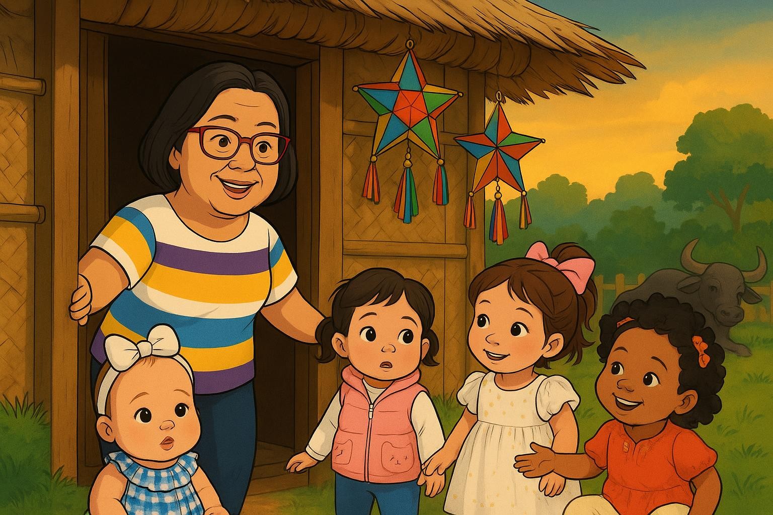 Tita Nora's Bahay Kubo Feast cover illustration