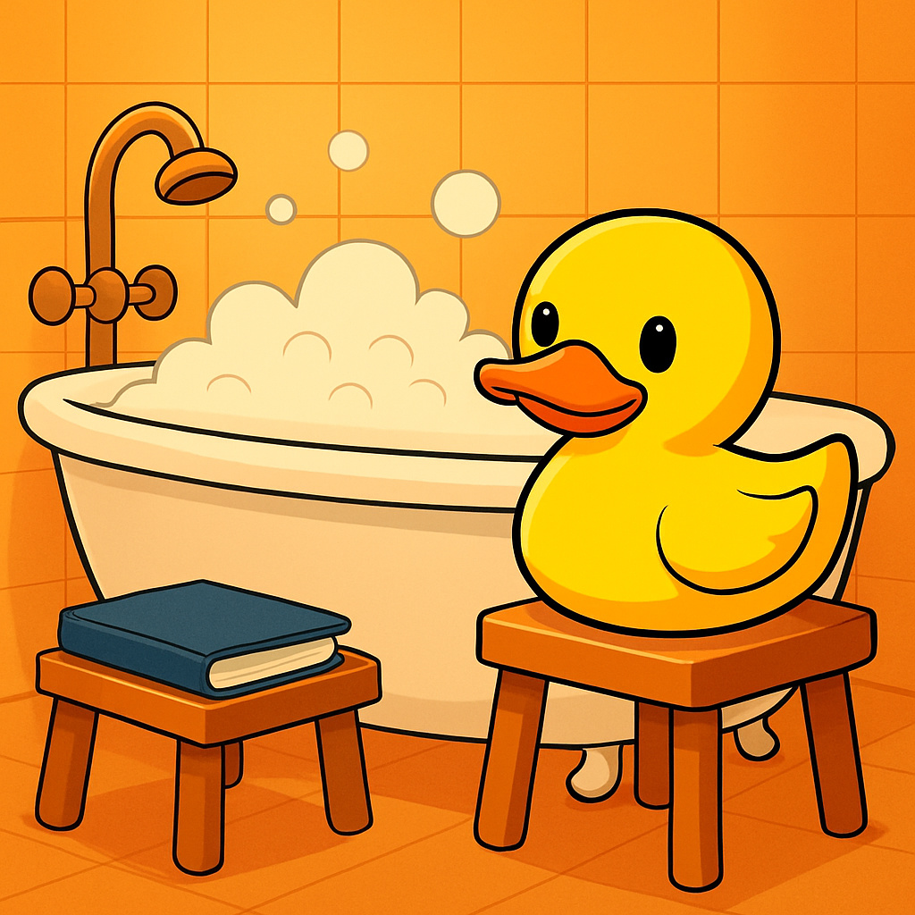 Elsa's Bubble Bath Fix cover illustration